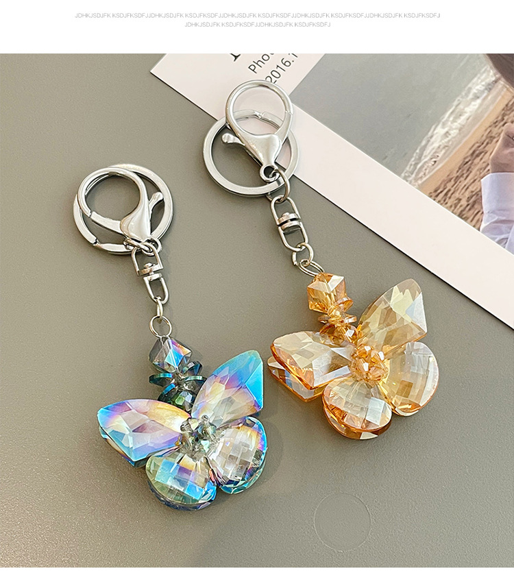 New Style Alloy Butterfly Women's Bag Pendant Keychain display picture 3