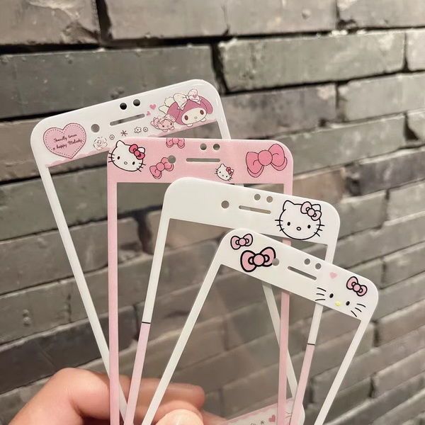 Suitable for Apple 4/5/6 Tempered Film Iphone8Plus Protective Film with Pattern 7 Cute Film Se2 Mobile Phone Film Soft Suitable for Apple 4/5/6 Tempered Film Iphone8Plus Protective Film with Pattern 7 Cute Film Se2 Mobile Phone Film Soft