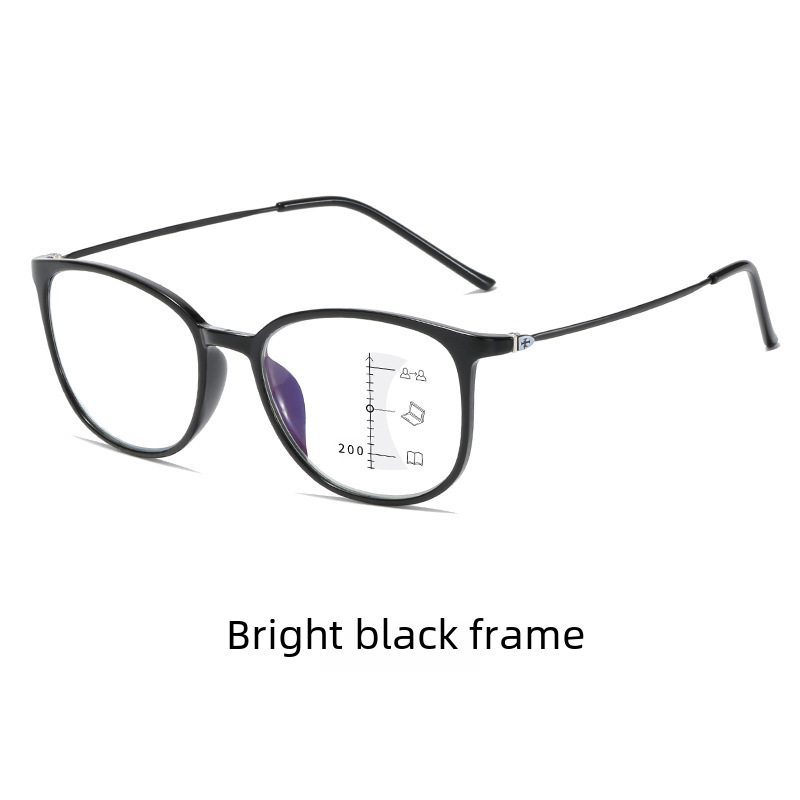 Nouvelles lunettes de presbytie progressives multifocales anti-lumière bleue en gros hommes et femmes lisant des lunettes de presbytie à double usage_voghion.com