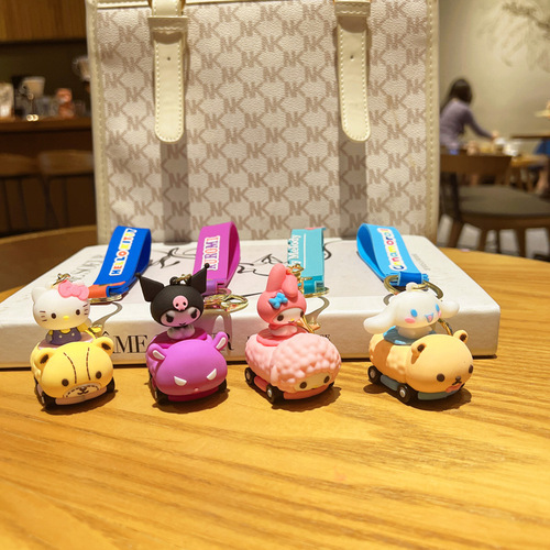 Wholesale Kuromi Accessories Small Doll Car Keychain Decor Cute Backpack Couple Figurine