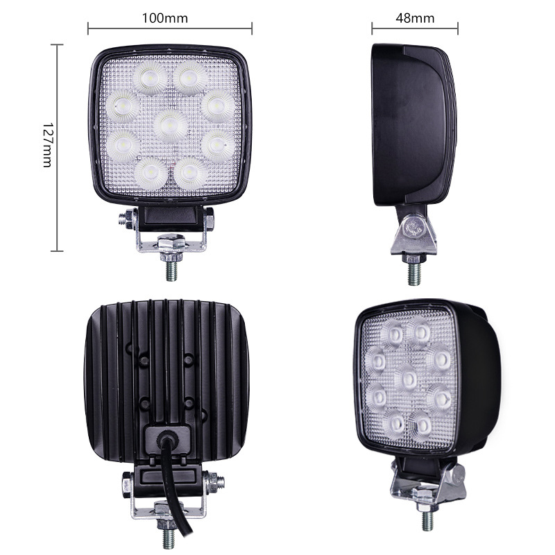 Luz de inundación súper brillante Carcasa de lámpara de trabajo para automóvil Carcasa de lámpara de carretilla elevadora Piezas de carcasa de lámpara de automóvil Carcasa de lámpara de automóvil Fundición a presión