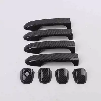 Body Black Door Outer – Other Automotive Exterior Supplies - carbon-fiber-grain-handle-single-hole