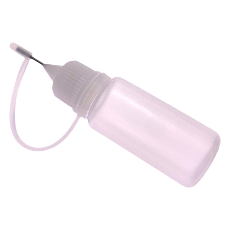 10ML botella de aceite de agujero de alfiler 5ml botella de aguja PE botella de plástico sub-botella de aceite esencial botella de pigmento botella de agua cosmética sub-botella