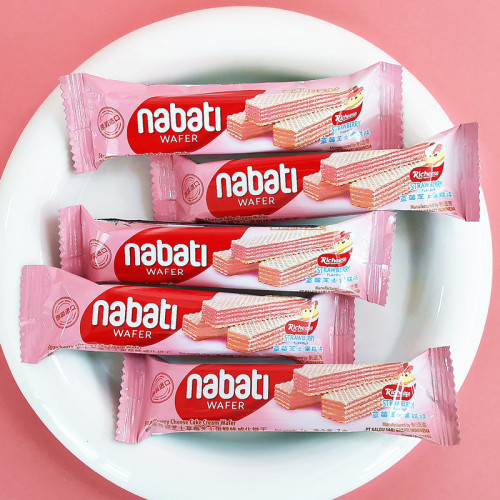 New Product Nabao Dali Cheese Wafers Strawberry Cheese Flavor Multi-Size Box Pack for Full Moon Wedding Birthday Gift Matching
