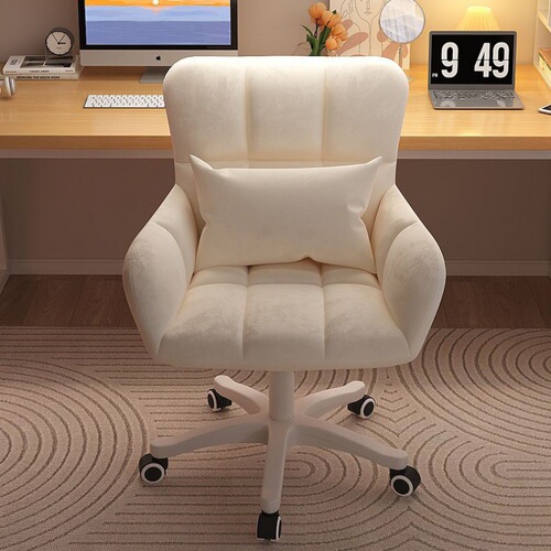 Computer chair home simple and comfortable girls' bedroom makeup chair dormitory chair college student backrest desk chair