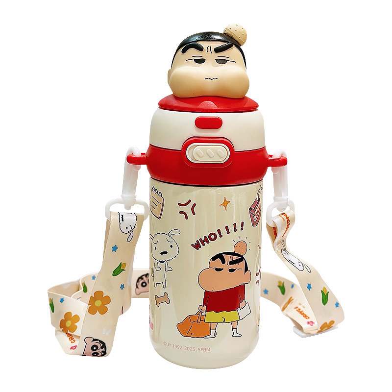 Caricatura Mickey taza de calor hermosa taza de bebidas para niños taza de agua de alto valor para estudiantes de escuela taza de paja portátil