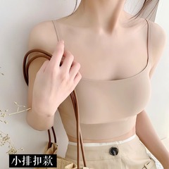 白T不浸透ステルスファンデーション肌無痕ヨガ下着女性防振集ブラジャー
