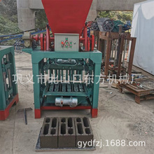 4-35B料斗390-240-190双排孔大小孔水泥砖制作机器空心制砖机380V