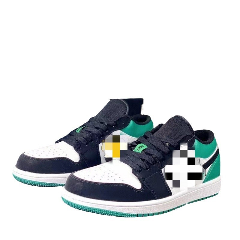莆田 AJ1 ロートップフルヘッドレイヤーピュアオリジナル 2024 新色黒緑竹林パンダネイビーブルー男性と女性のスポーツシューズ|undefined