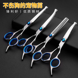 6-inch teddy dog hair scissors professional pet scissors cleaning beauty tools suit straight scissors curved scissors curling scissors
