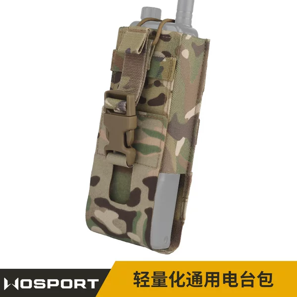Wosport Camouflage Lightweight Universal Radio Bag Outdoor Tactical Intercom Radio Universal Protective Bag