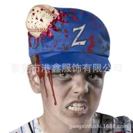 儿童丧尸棒球主题服装男孩万圣节僵尸球衣化妆 cos 派对演出服709