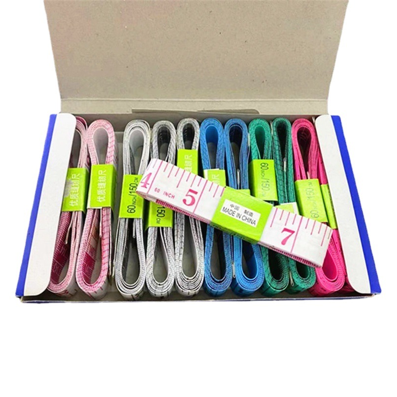 Regla flexible de PVC colorida de 1.5 metros, cinta métrica de sastre, cinta métrica para medir el cuerpo, mini cinta métrica de costura, herramienta de medición doméstica image 1
