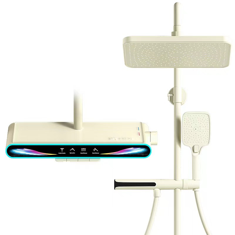 Espacio de fábrica de aluminio cuadrado de lavado de una sola manija con grifo de dosificación para el mezclador de ducha de baño