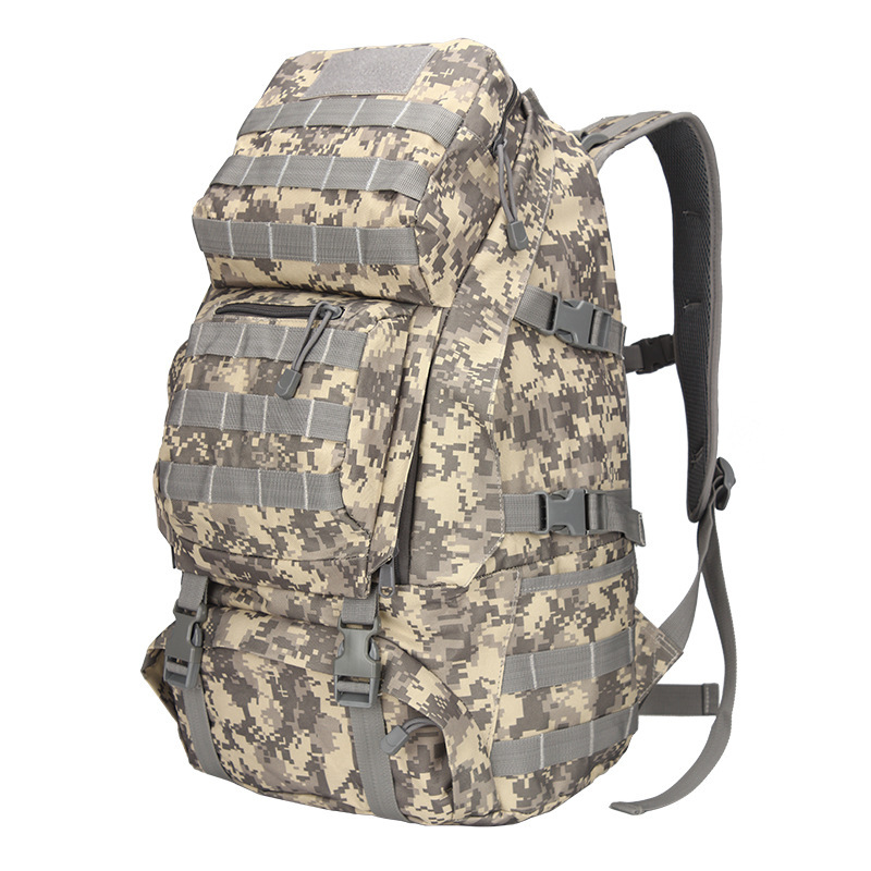 Okali nuevo montañismo bolsa al aire libre mochila de marcha camuflada de gran capacidad militar fan mochila al aire libre impermeable en stock