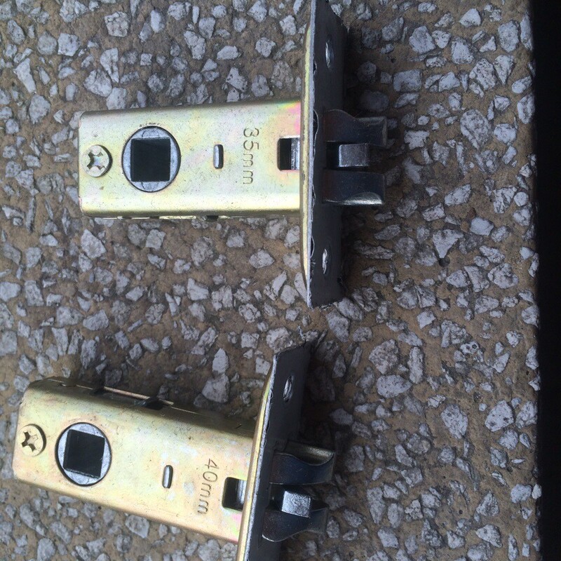 Trigeminal lock body plastic steel door lock lock body keyless lock body