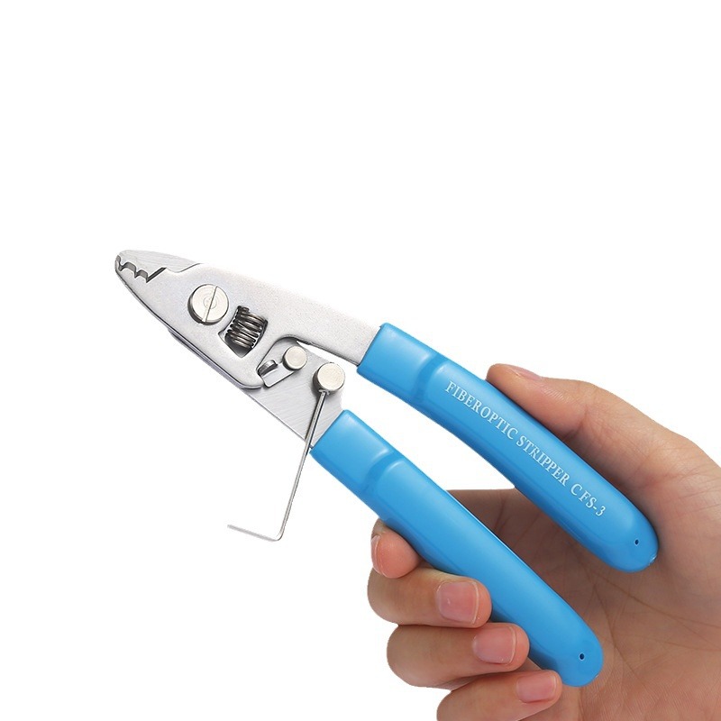 Mille alicates de dos puertos de tres puertos de fibra óptica Pelacables de cuero Pelacables multi-función traje cuchillo de corte Kevlar tijeras