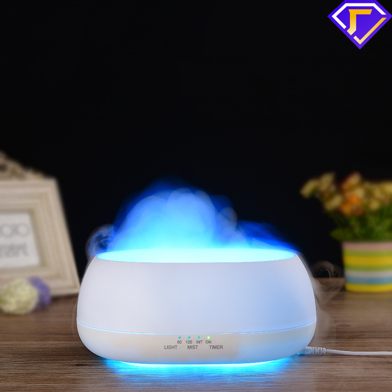 클라우드 향기 디퓨저 초음파 야간 조명 가습기 대용량 향기 램프 공기 정화 에센셜 오일 세라믹 향기 디퓨저