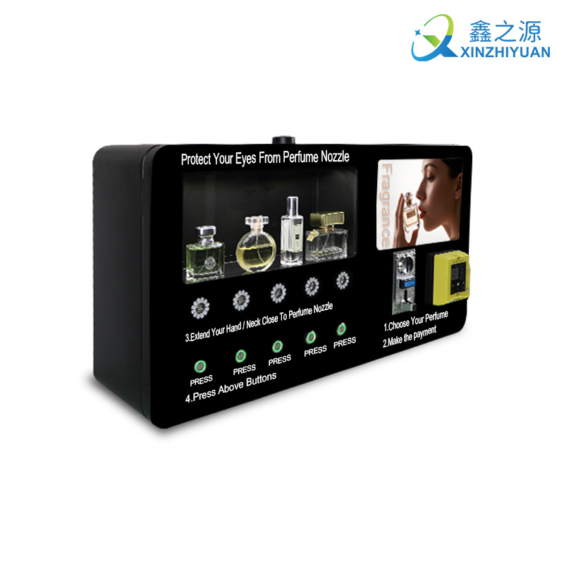 Máquina expendedora de perfumes en aerosol de autoservicio, éxito de ventas en comercio exterior, pequeña, inteligente, de aromaterapia, sin personal, para escritorio.