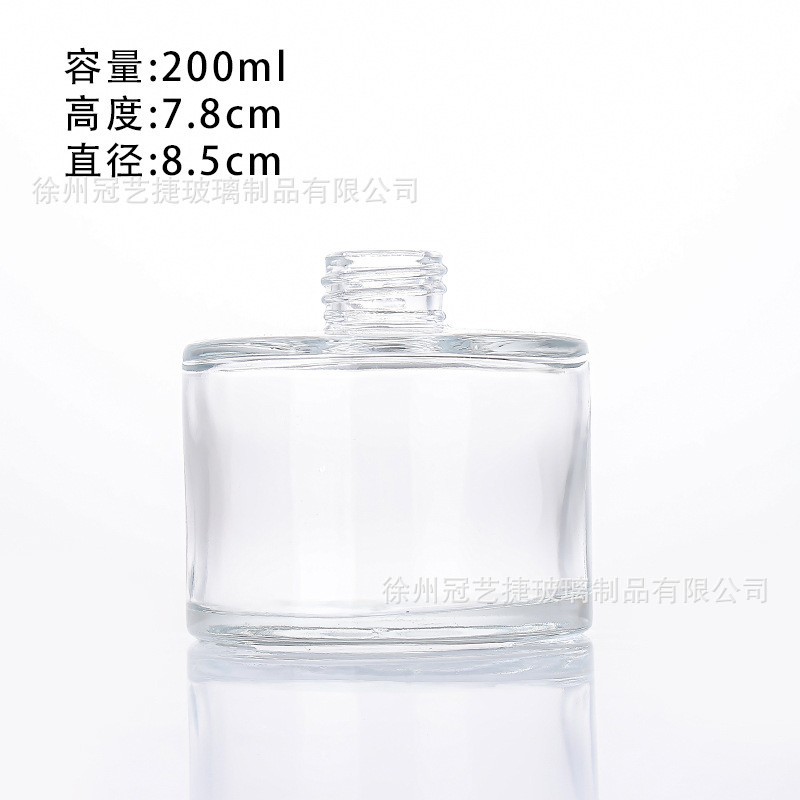 Spot botella de aromaterapia cilíndrica 100ml botella vacía de aromaterapia botella volatilizadora de perfume decoración de botella de incienso de expansión sin fuego interior