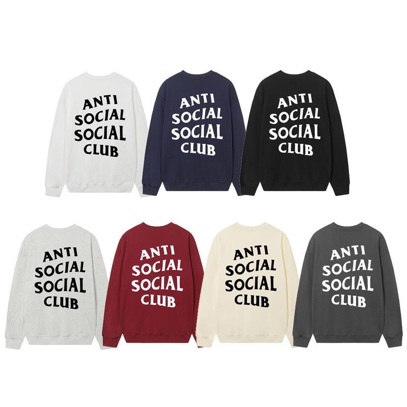 Cross-Border European and American Trendy Brand Assc Classic Basic Logo Printed Round Neck Sweatshirt Spring & Fall Loose Tops for Men and Women Cross-Border European and American Trendy Brand Assc Classic Basic Logo Printed Round Neck Sweatshirt Spring & Fall Loose Tops for Men and Women