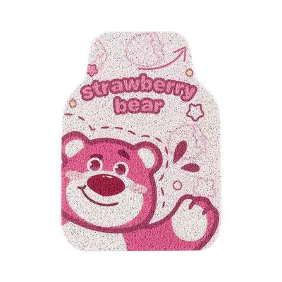 Floor Mats, Universal Girls' Car, Universal Foot Pad - beckoning-pink-bear-48645cm-wire-ring-front-1-piece