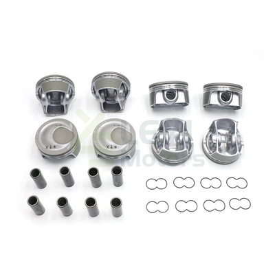 Piston with ring Piston, piston ring, piston pin