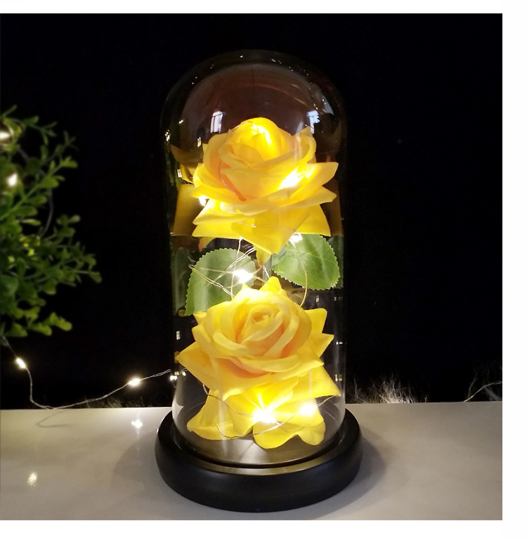 Weihnachten Valentinstag Muttertag Süß Süss Blume Glas Flanell Abschluss Gruppe Datum Ornamente display picture 2