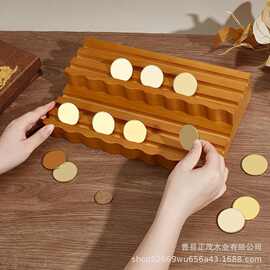 木质挑战币展示架硬币展示盒币架组织器挑战币爱好者收纳架