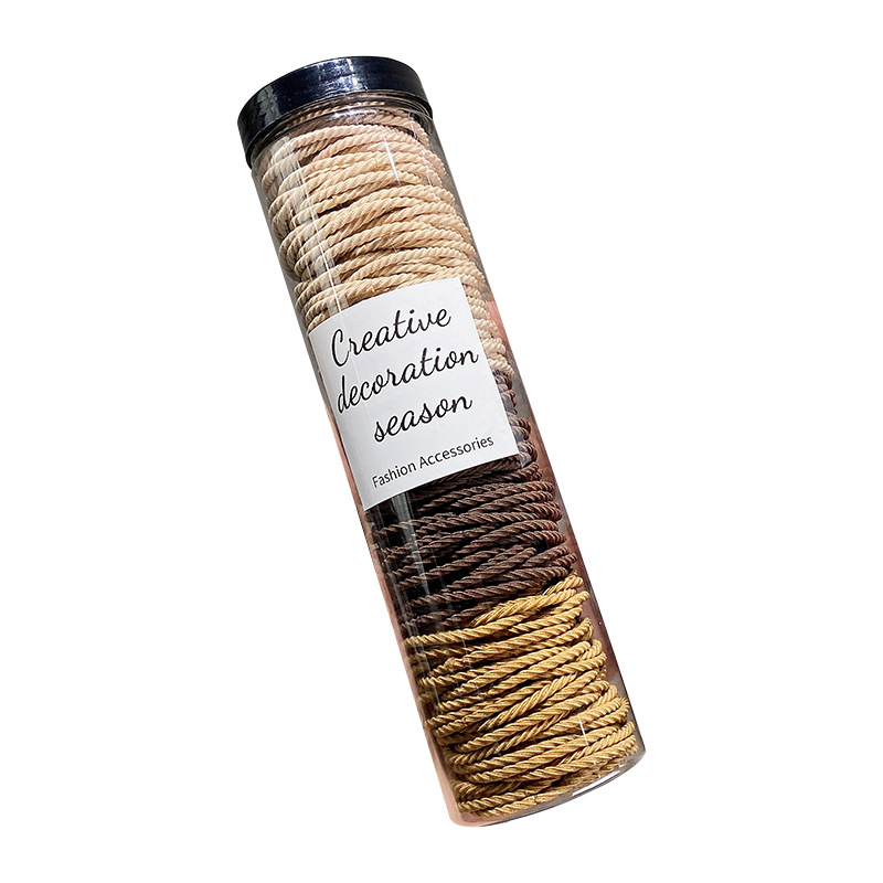 2024 nuevo Otoño e Invierno temperamento simple cuerda de pelo Banda de goma para mujeres banda de pelo de alta elasticidad