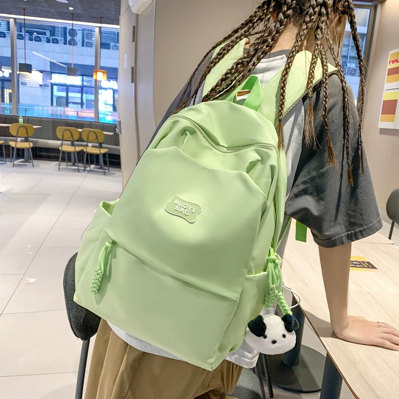 Cute fresh school bag for leisure, capacious backpack, 2023, Korean style, wholesale