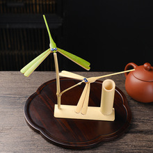 纯手工制作平衡竹蜻蜓 创意家居工艺品摆件装饰品 怀旧童年玩具