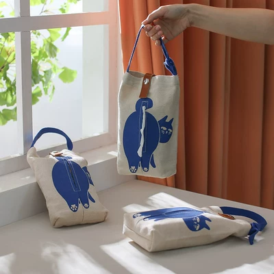 Car tissue box/set Tissue Box, Fabric Hanging Tissue - cat-themed-tissue-box-covers-3-pack-home-car-gift-set