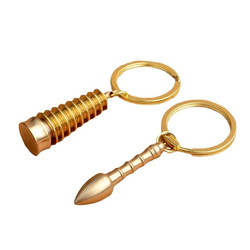 Wenchang Tower Wenchang pen key accessories pure brass keychain nine-story pagoda Yiwu small commodities manufacturer wholesale