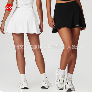 Alo Yoga Yoga Skirt A-Line Women's Tight High-Waist Anti-Exposure Casual Sports Skirt Fitness Tennis Skirt