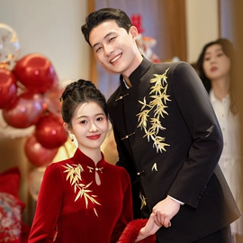 晚礼服;男式西服套装;伴娘服