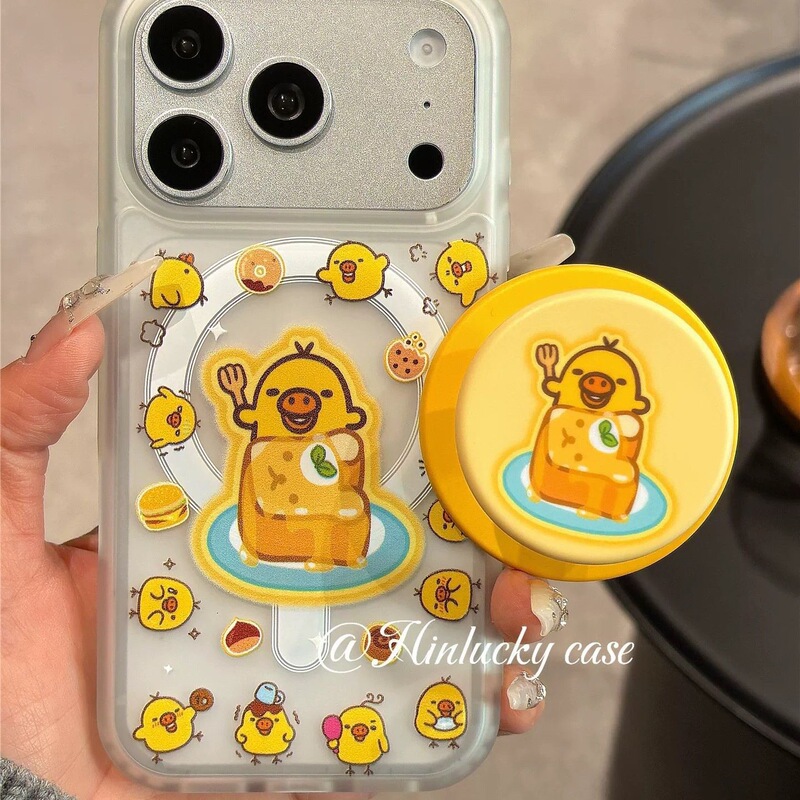 Cartoon Expression Duck Case Suitable for Apple iPhone 17, Apple 16/15/Pro Max Hard Case for iPhone 14/13 for Women