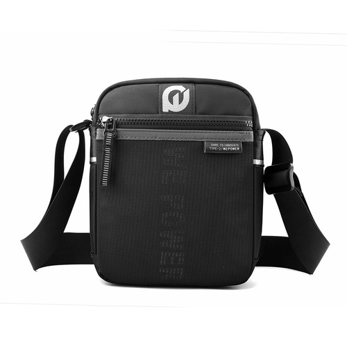 Wepower new men's nylon shoulder bag casual fashion crossbody bag personality trend vertical shoulder bag