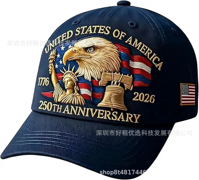 越境新商品 250周年記念トリビュートキャップ 独立記念日250周年記念刺繍記念キャップ|undefined