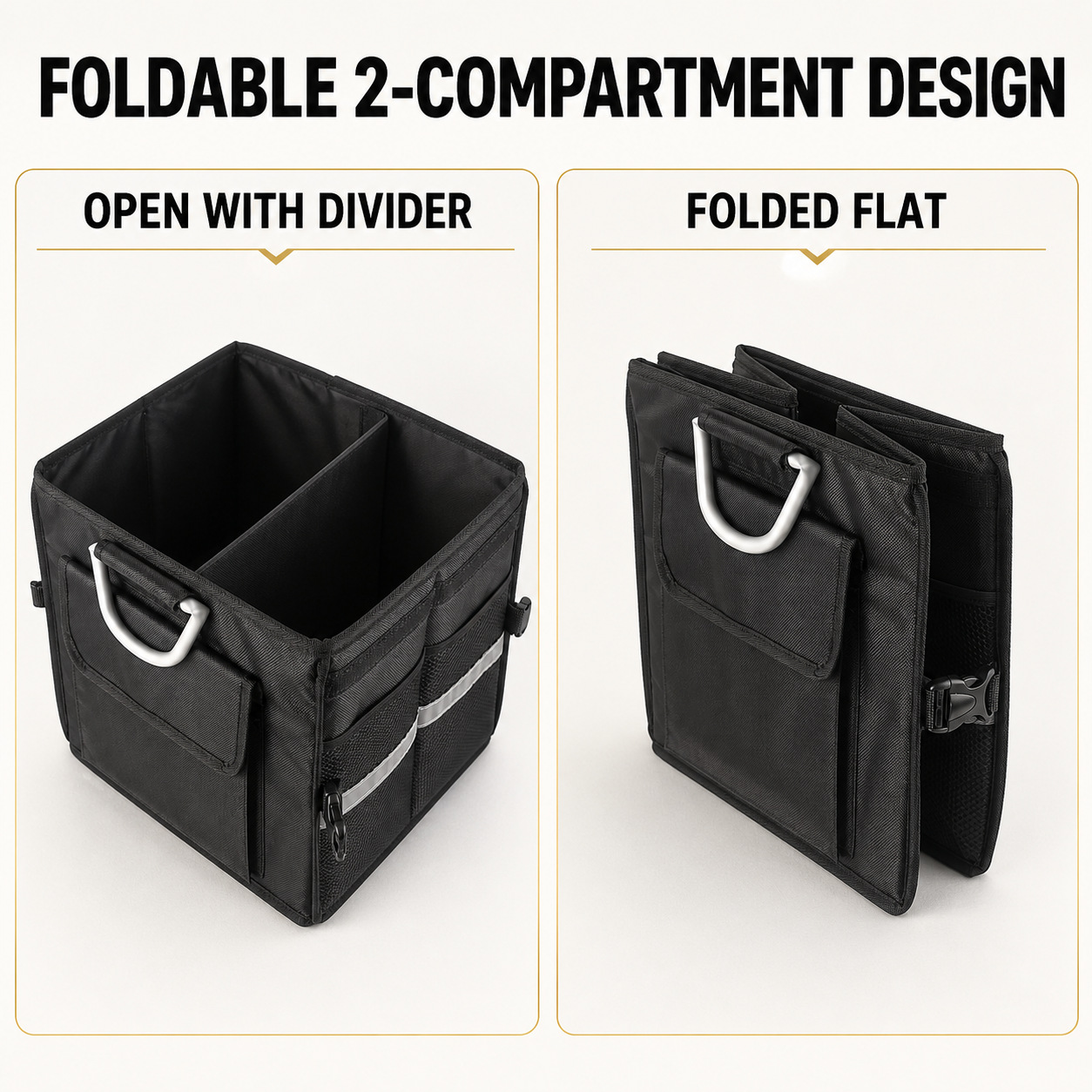 Car trunk storage box Large Capacity car folding storage box Oxford fabric car rear storage box