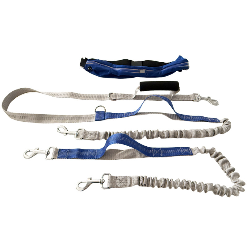 Suministros para mascotas amazonas mascota corriendo correa de cintura portátil bolsa de función completa correa de perro