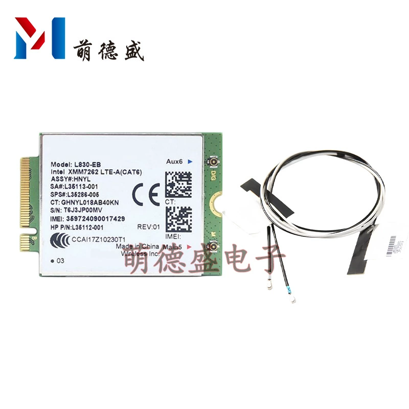 L830-EB XMM7262 для HP 840 846 850 G6 X360 встроенный модуль 4G