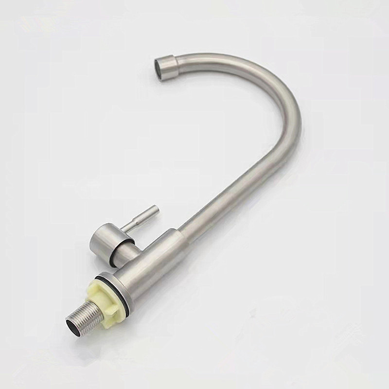 【Xinda】Stainless Steel Kitchen Faucet Brushed Stainless Steel Single Cold Water Sink Faucet Economical Model 【Xinda】Stainless Steel Kitchen Faucet Brushed Stainless Steel Single Cold Water Sink Faucet Economical Model