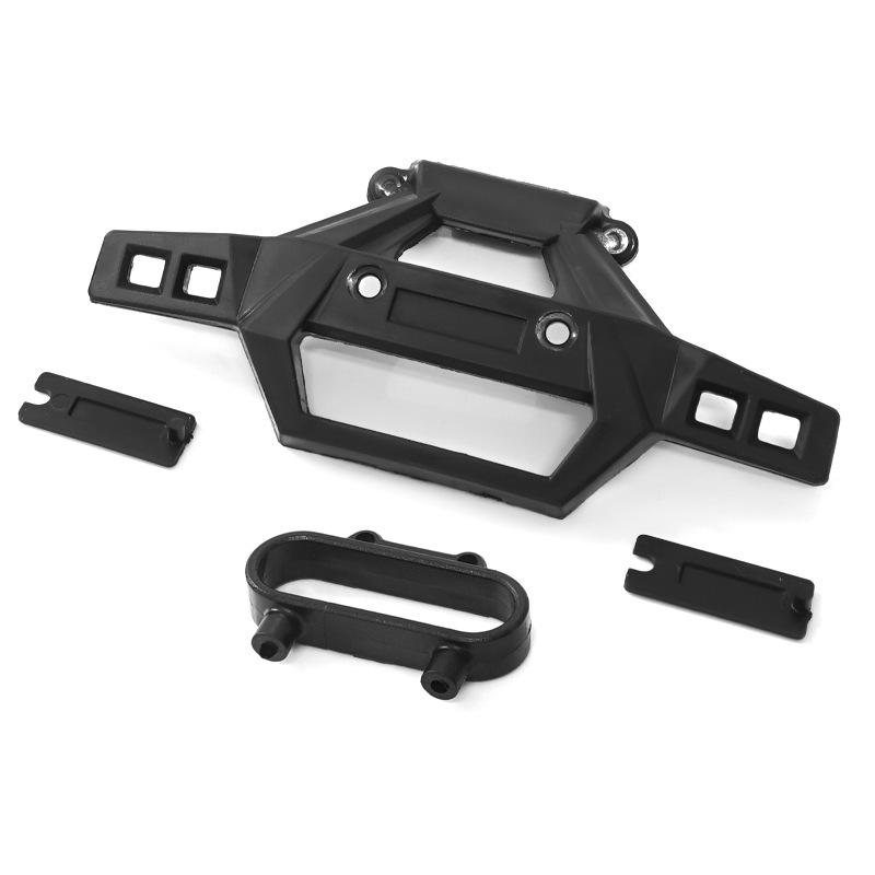 Front bumper, front bumper bracket, headlight plate cover