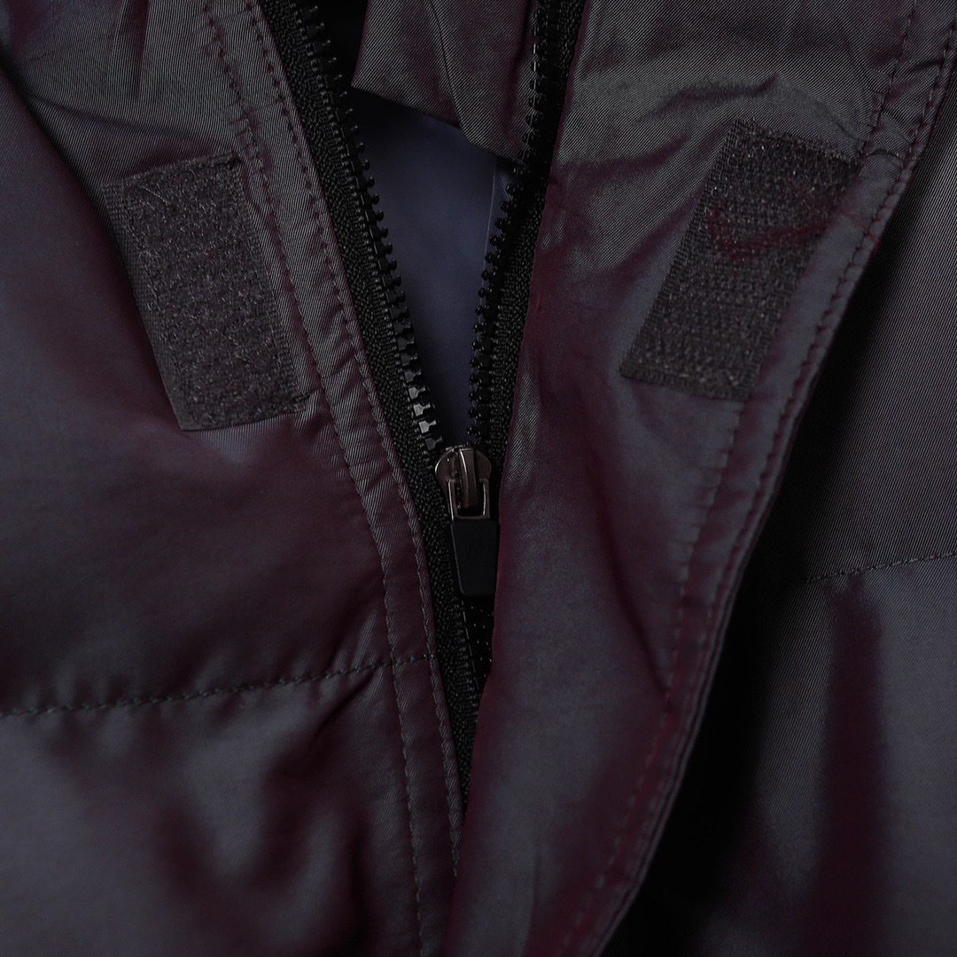 Men's Reflective Puffer Jacket Warm High Street Winter Coat_voghion.com