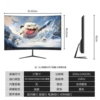 27" 2K, 144 Гц, Безрамочный, изогнутый, белый, OVG, HDMI