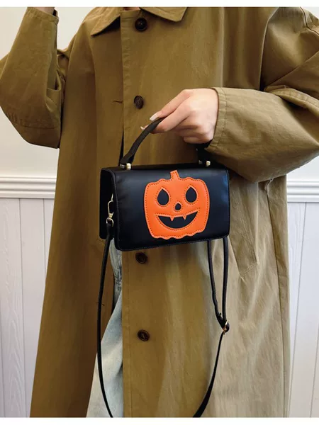 Foreign Trade Niche Design Women's Bags Fashion Trend Creative Commuter Crossbody Bag Female Cartoon Funny Hand-Held Small Square Bag