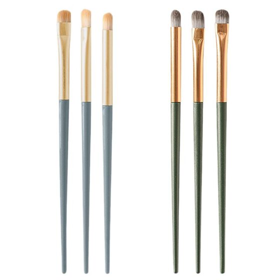 3 Pack Eyeshadow Brush Makeup Brush Set Brush Makeup Beauty Tools Fiber Brush Separately Packed Eyebrow Nose Shadow Eyeliner Brush