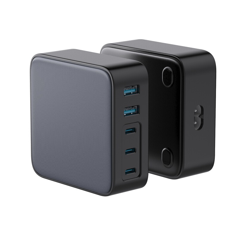 Desktop Charger Multi-Port Charging Head 120W2A3C Charger Can Be Equipped with Standard Ac Power Cords from Various Countries