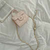 Small handheld small bag, purse, shoulder bag, chain, suitable for import, trend of season, chain bag